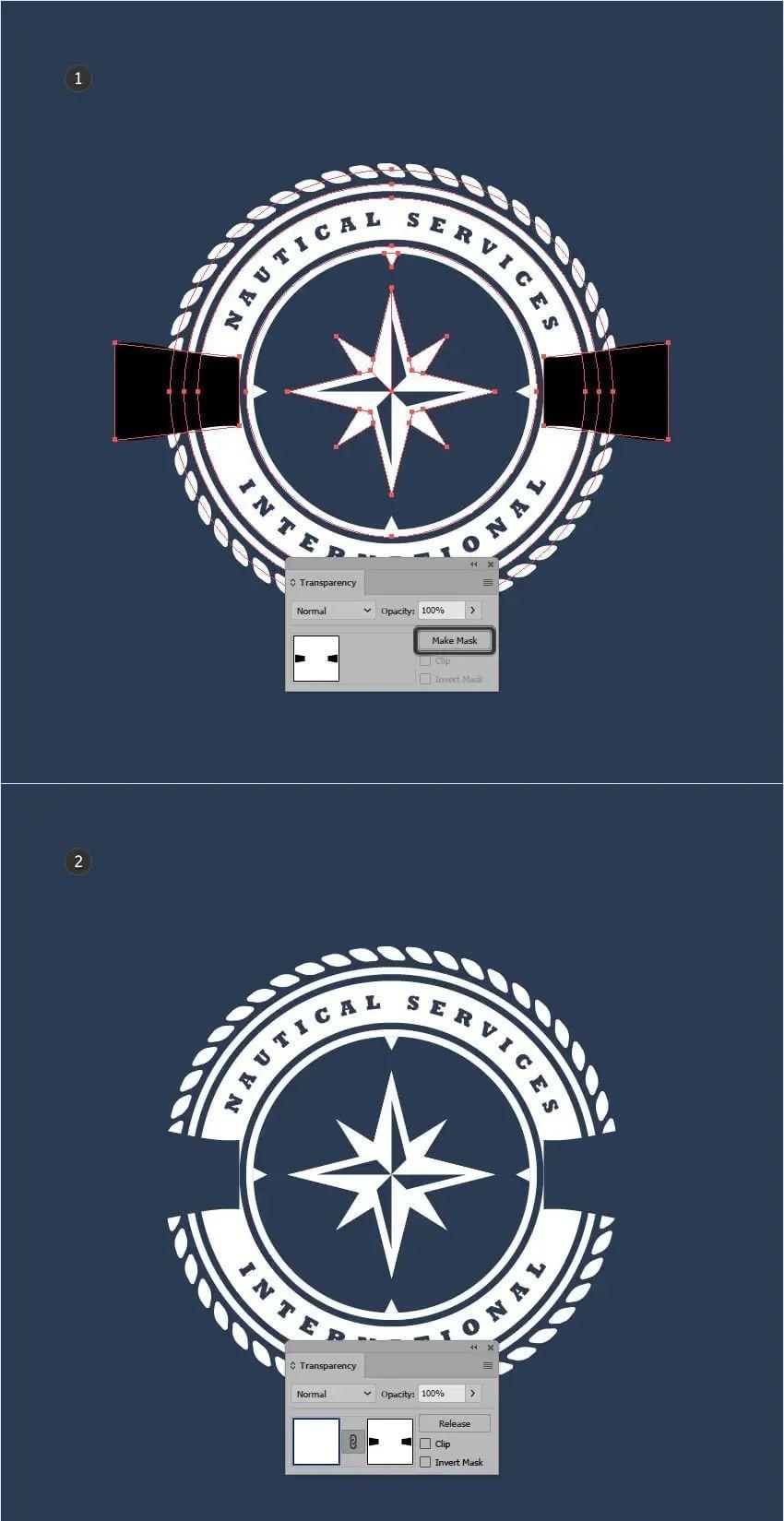 航海主题徽标,航海公司的徽标