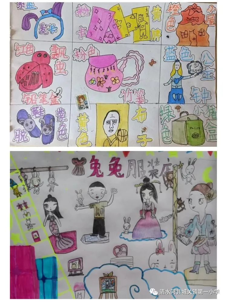 我是防疫小能手亲子绘画,童心有我共抗疫主题绘画