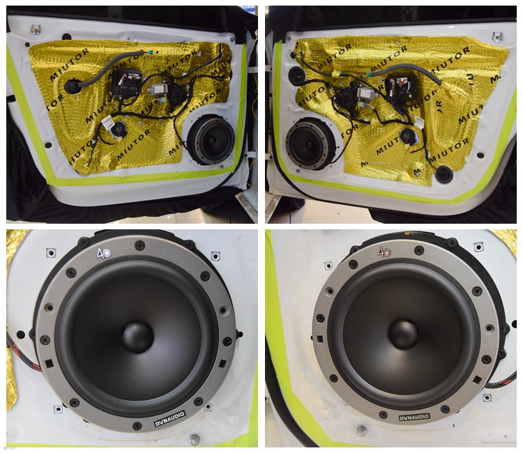 奥迪A4L音响改装丹拿喇叭，美妙音质让人如临现场！昆明发烧友