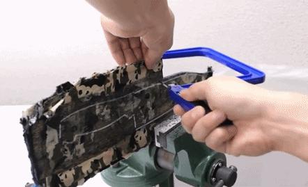 日本小哥用豆腐做刀,日本小哥铸刀全过程视频