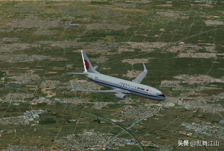 11月7日16点17分，一架从重庆飞往北京的飞机抵达河南新乡上空