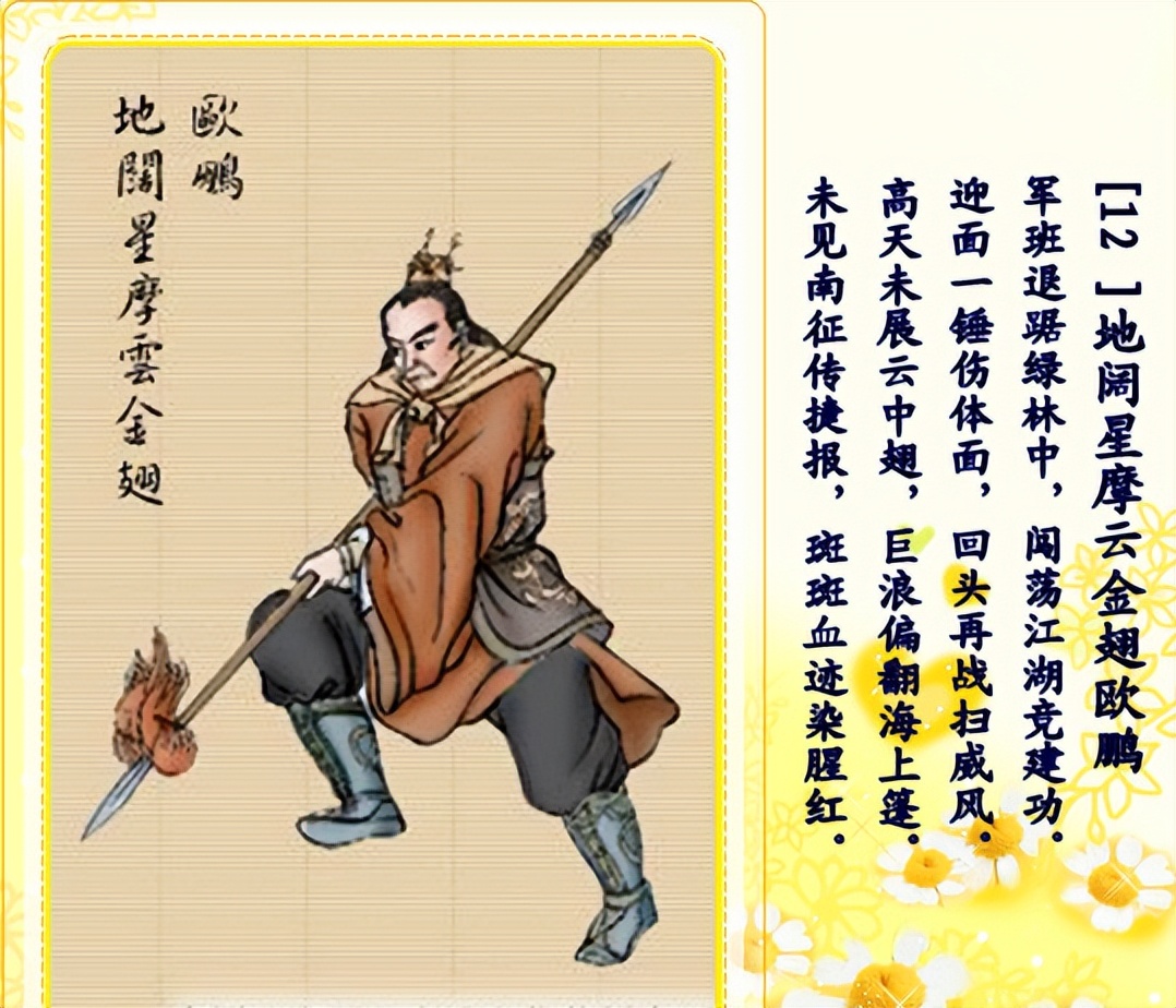 摩云金翅欧鹏长得帅吗,地阔星