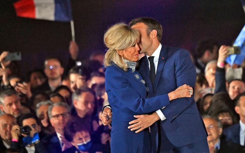 法国总统马克龙和夫人照片,法国总统马克龙结婚了吗