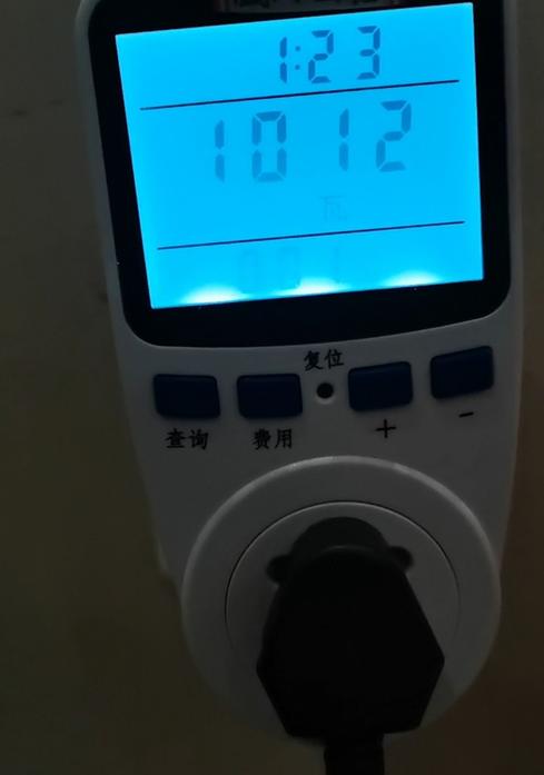 一千瓦电热扇耗电多少度,电热扇耗电吗