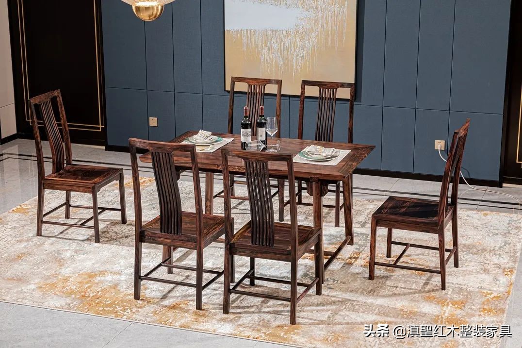 华丽红木家具餐桌,苏式红木家具餐桌