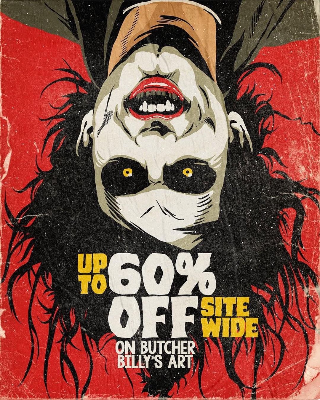 插画氛围感人物构图,复古美式波普插画