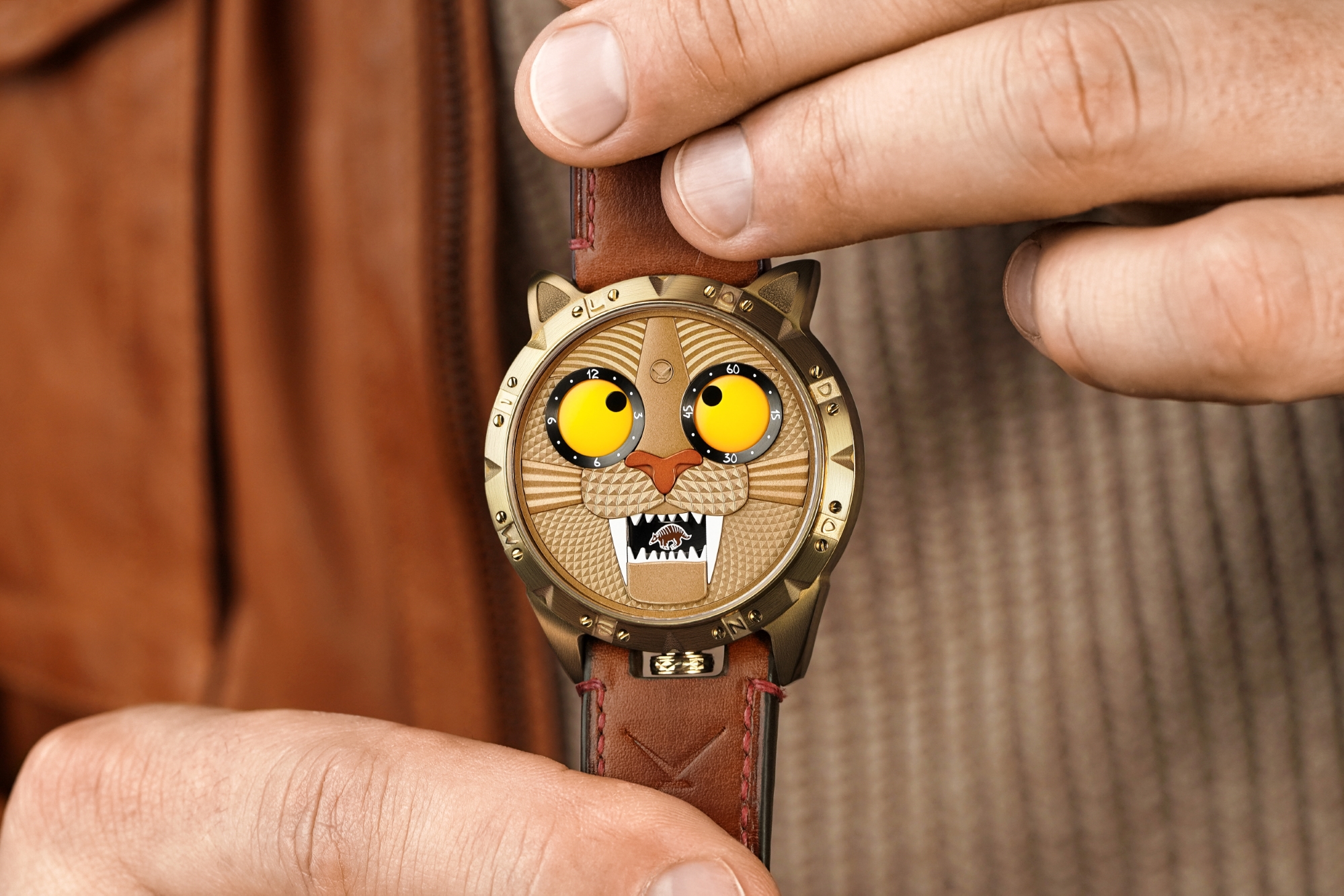 眼睛会动的手表见识过吗？直接让男人们肾上腺素狂飙！