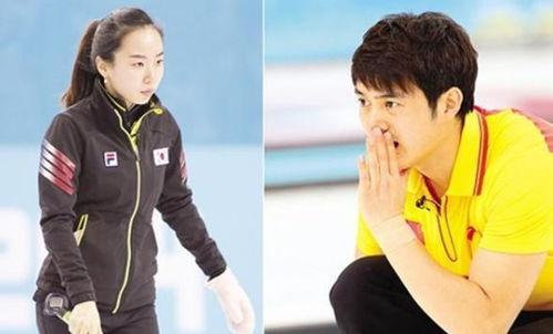 韩国冰壶金智善倒追中国男冰壶,韩国冰壶女队长金智善嫁中国小伙