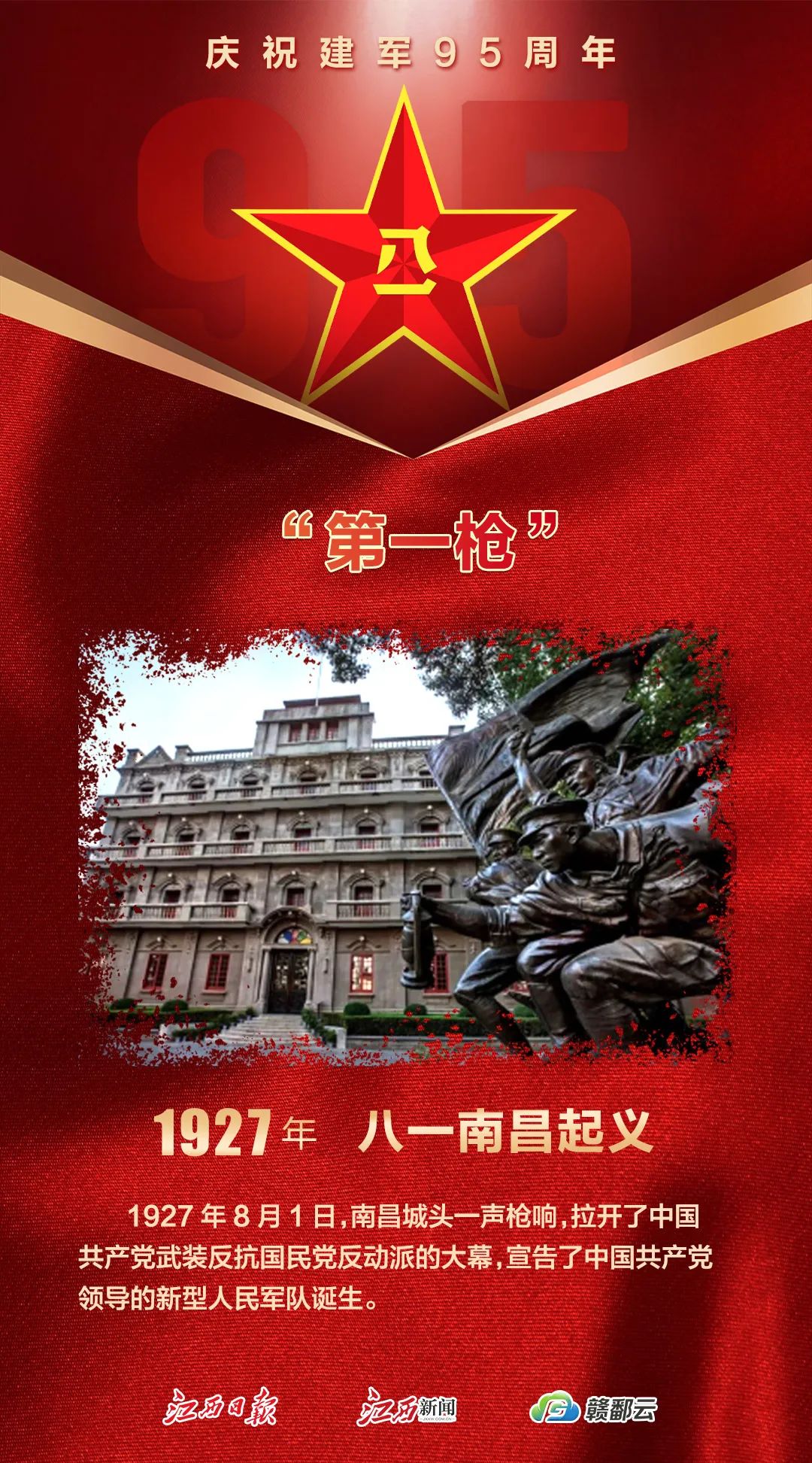 八一南昌起义纪念馆参观心得,云参观南昌八一起义纪念馆