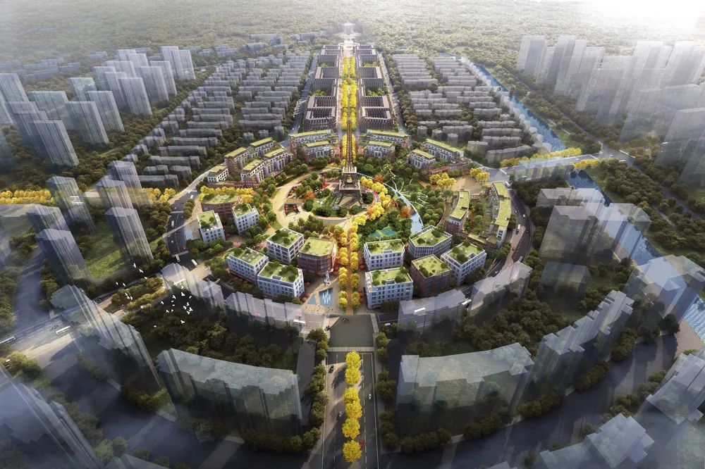 天都城铁塔商业综合体效果图,杭州星桥天都城铁塔