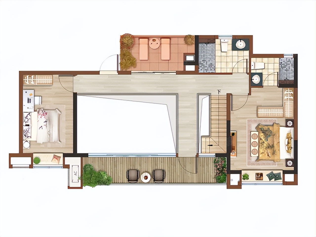 最好的复式户型,漂亮的复式样板间