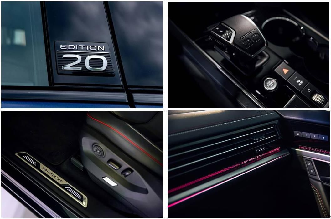 大众途锐20周年特别版高清素材,途锐二十周年版中网标