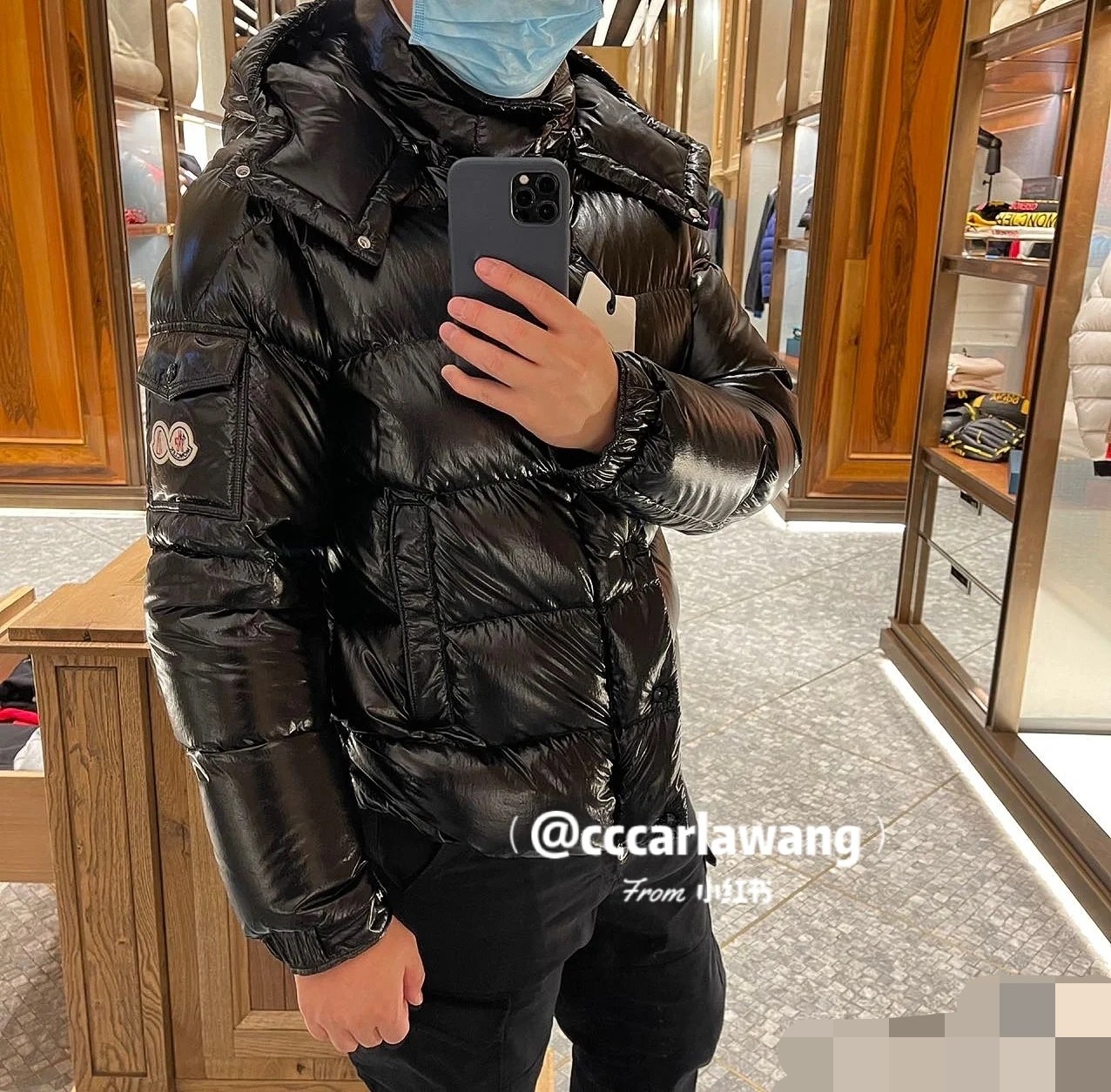 蒙口官方长款羽绒服2023新款,蒙口羽绒服加厚外套