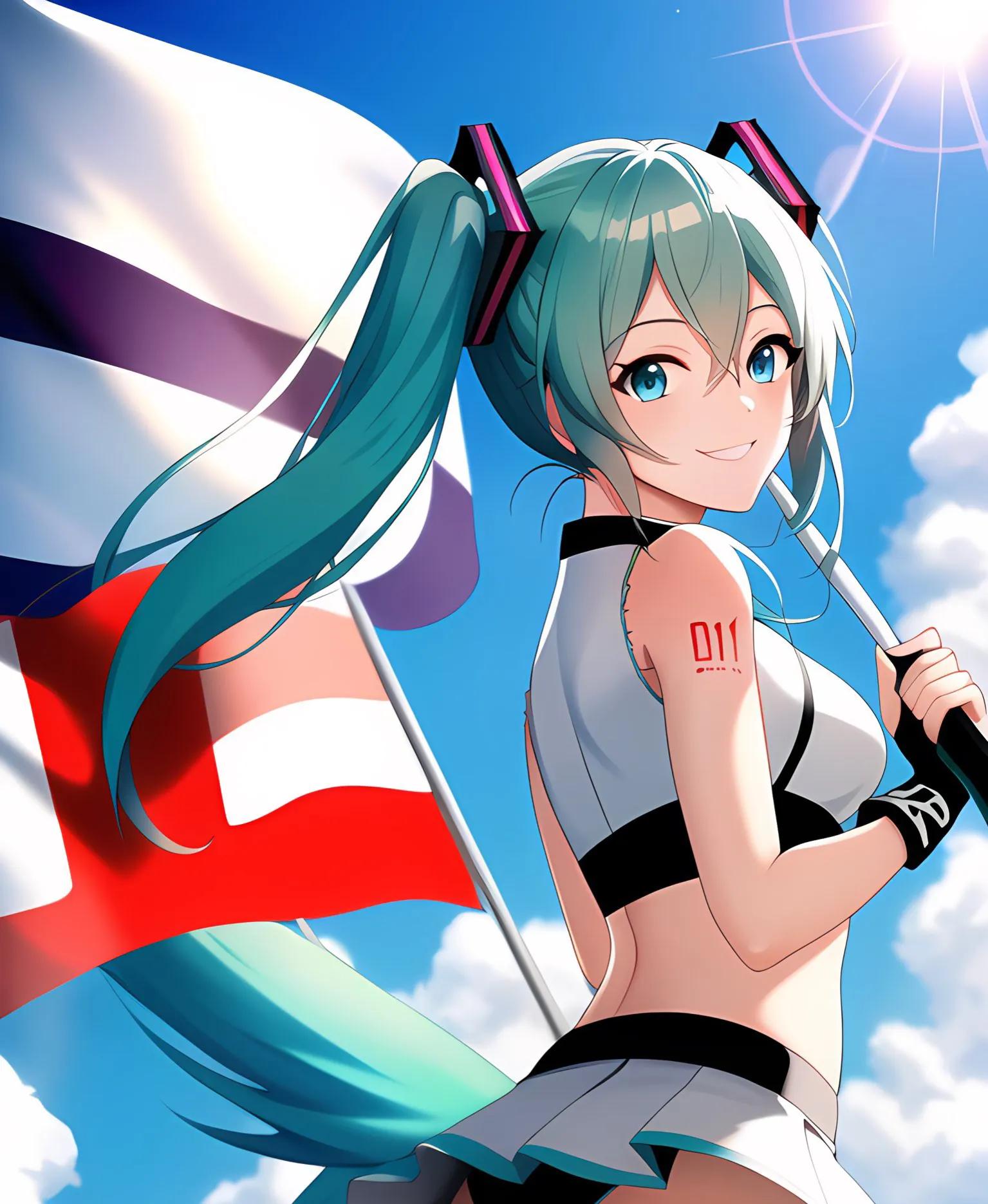 初音未来绘画教程可爱版,ai绘画未来少女