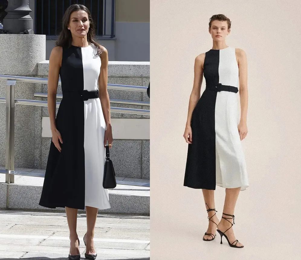 孟晚舟穿的白色连衣裙是什么品牌,孟晚舟同款连衣裙大码