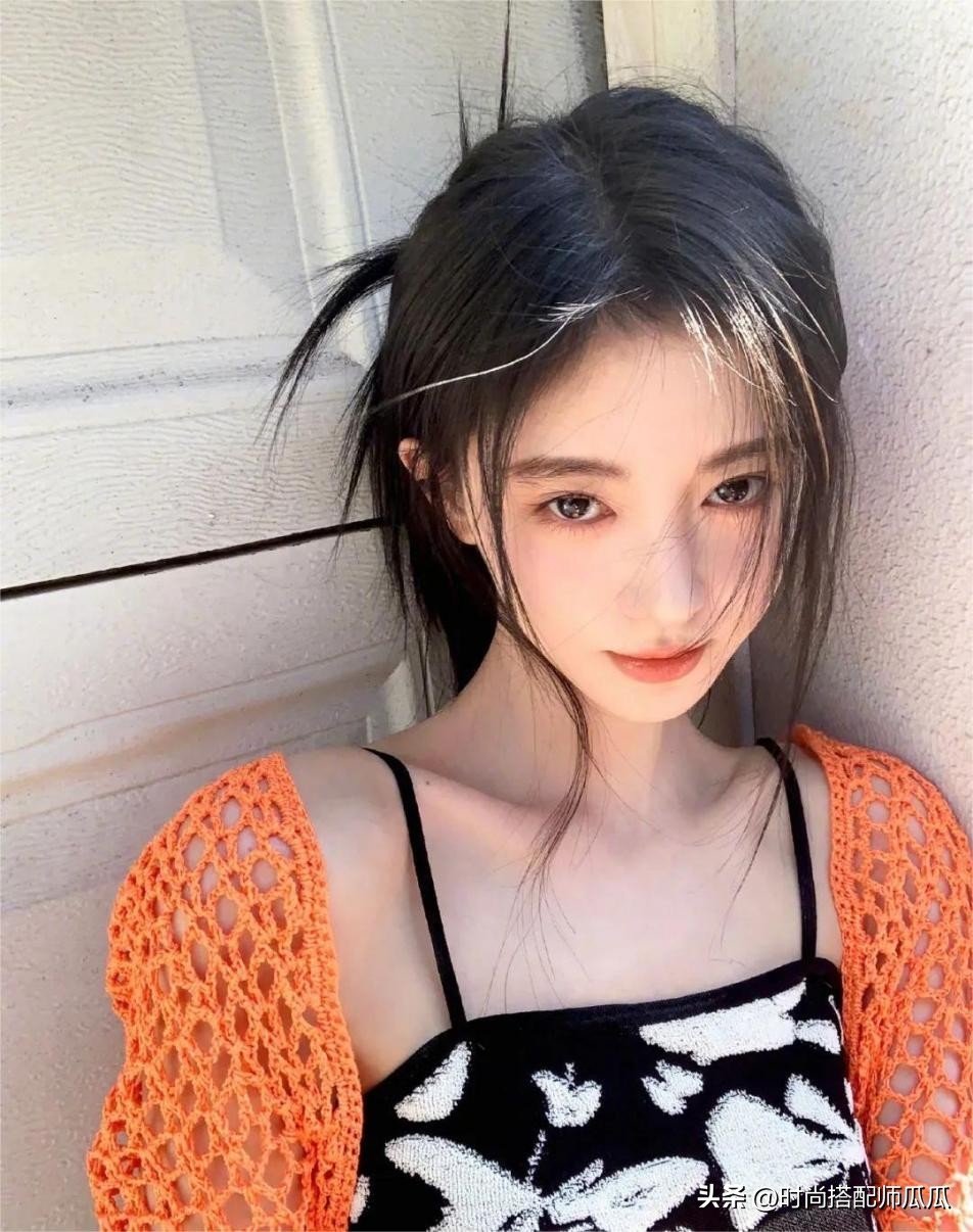 热巴齐刘海发型,热巴最新短发发型漂染