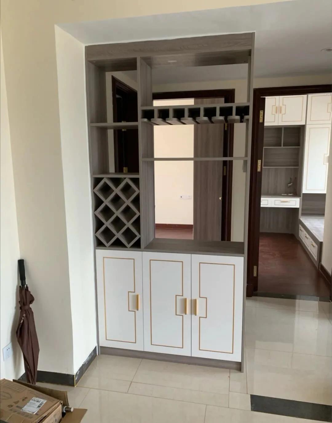 屏风隔断柜效果图,20公分隔断柜效果图