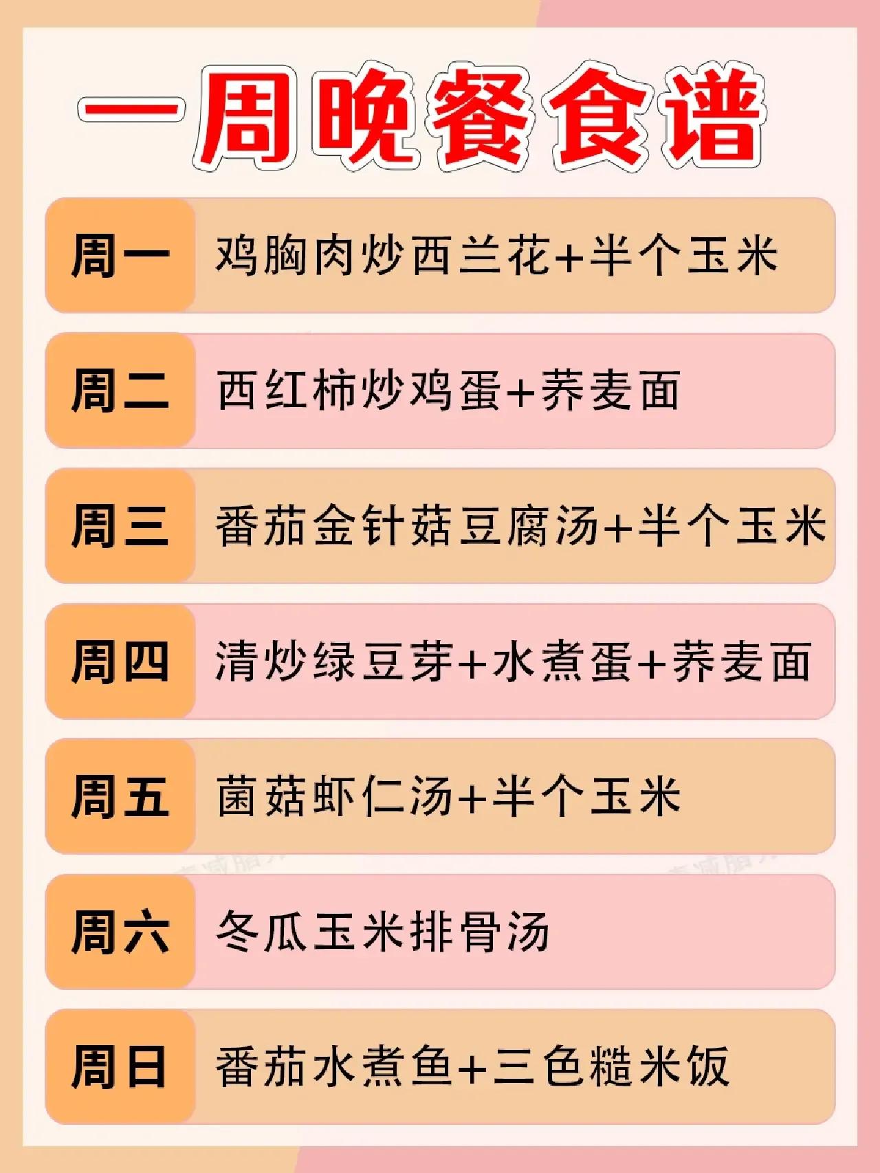 晚餐最掉秤的吃法,晚餐吃什么最掉秤食谱