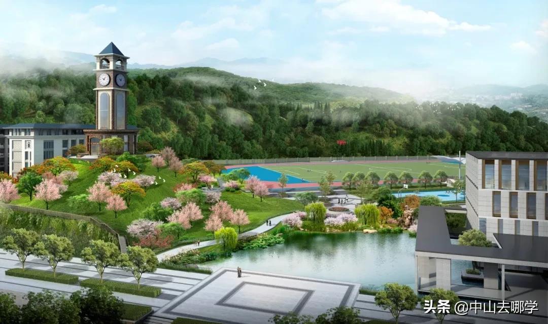 中山市永安中学参观,中山永安中学学校全貌