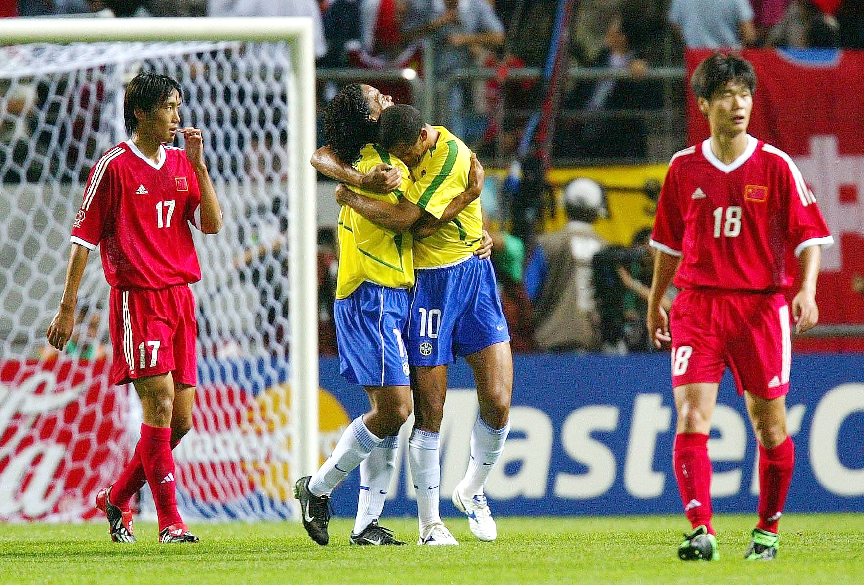 中国足球世界杯只输了三次,中国足球历史败绩