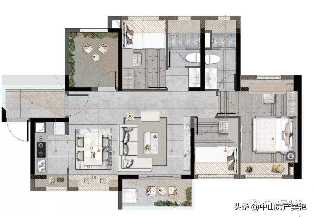 中山越秀天樾售楼部电话,中山越秀天樾湾去岐江多少距离