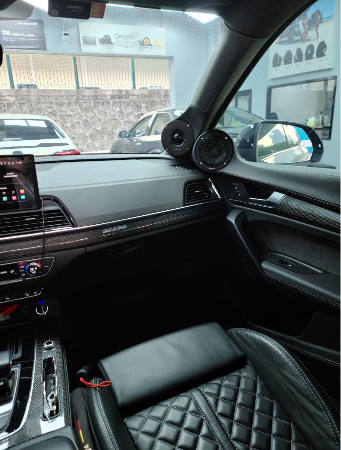 奥迪Q5技术型升级BO音响,奥迪q5sportback音响