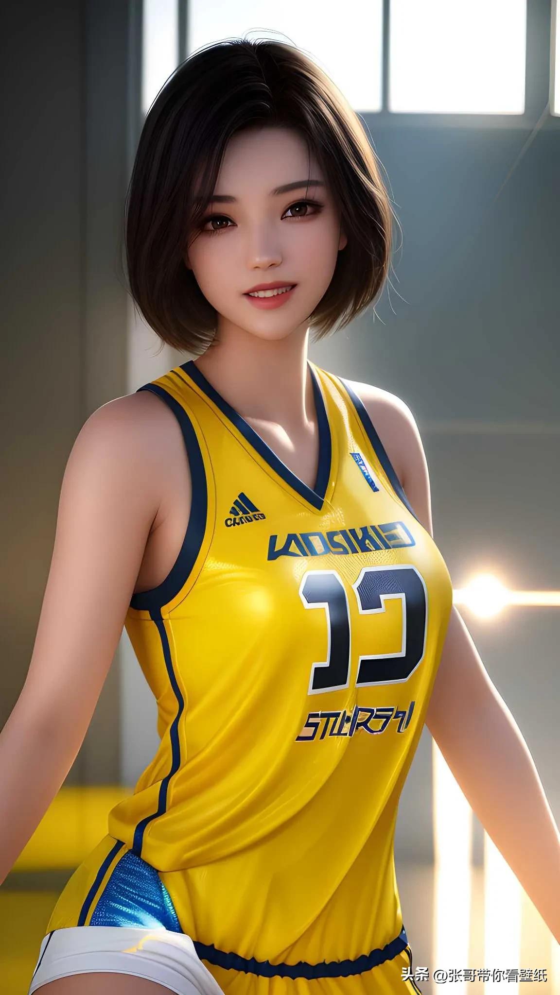 ai绘画篮球女孩,ai绘画篮球队