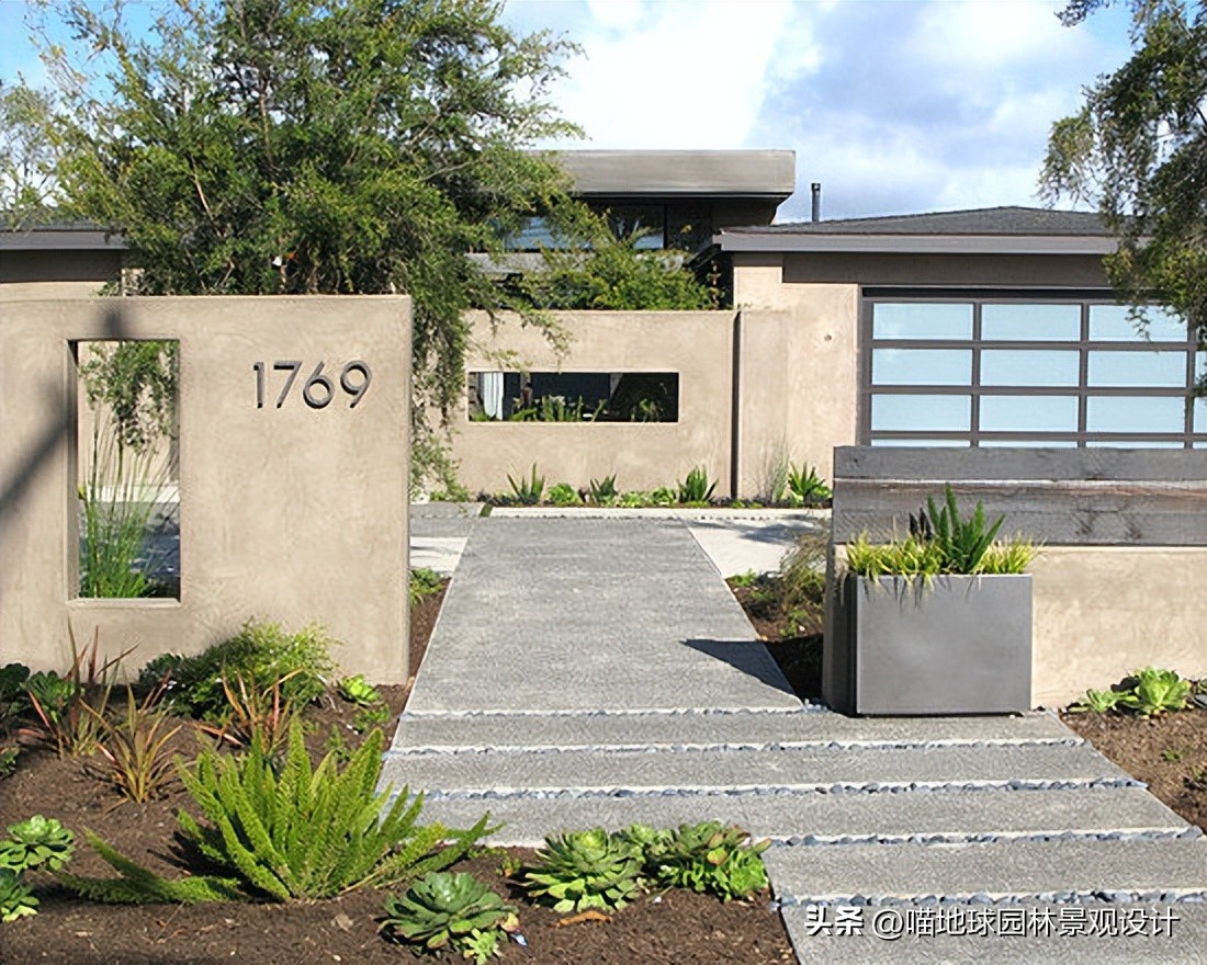 别墅庭院大门入口设计效果图,别墅庭院花园效果图大全集