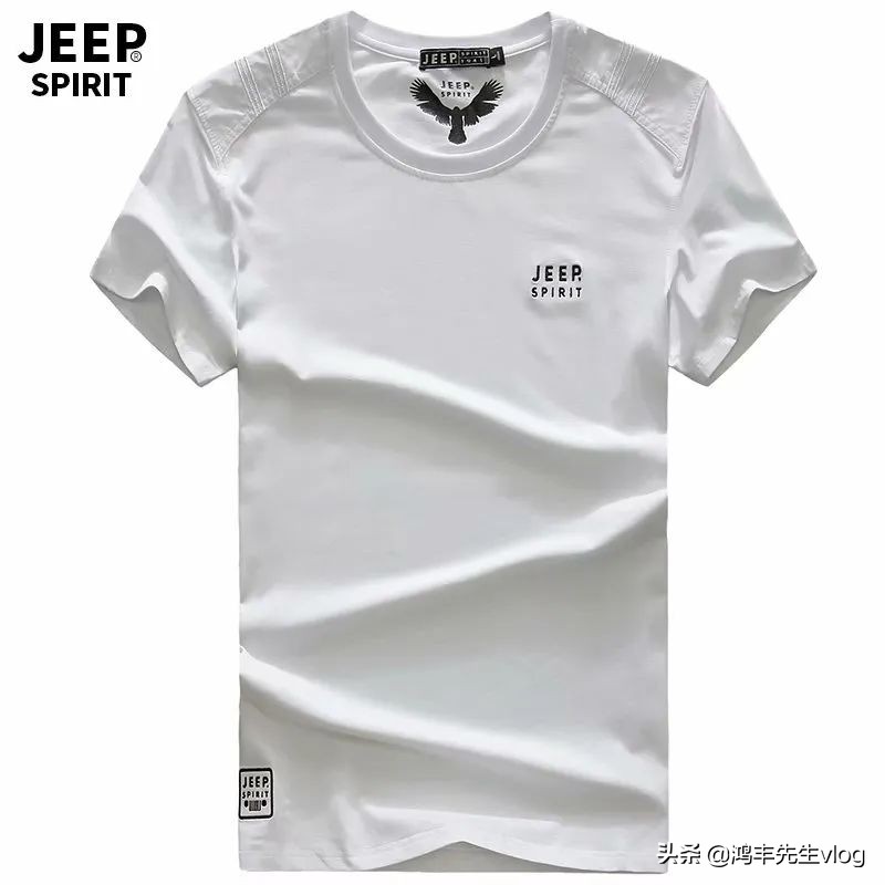 jeep短袖t恤专卖店男装翻领,jeep短袖t恤男纯棉官方正品