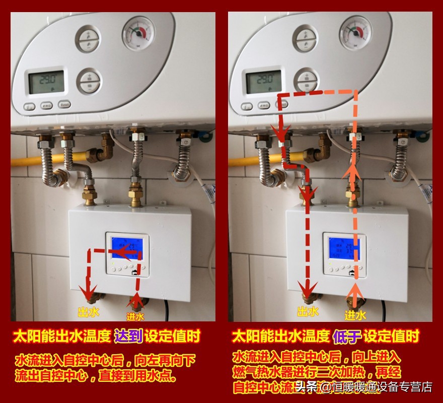 燃气和电热水器共用水管怎么安装,燃气热水器与热水器的混合安装