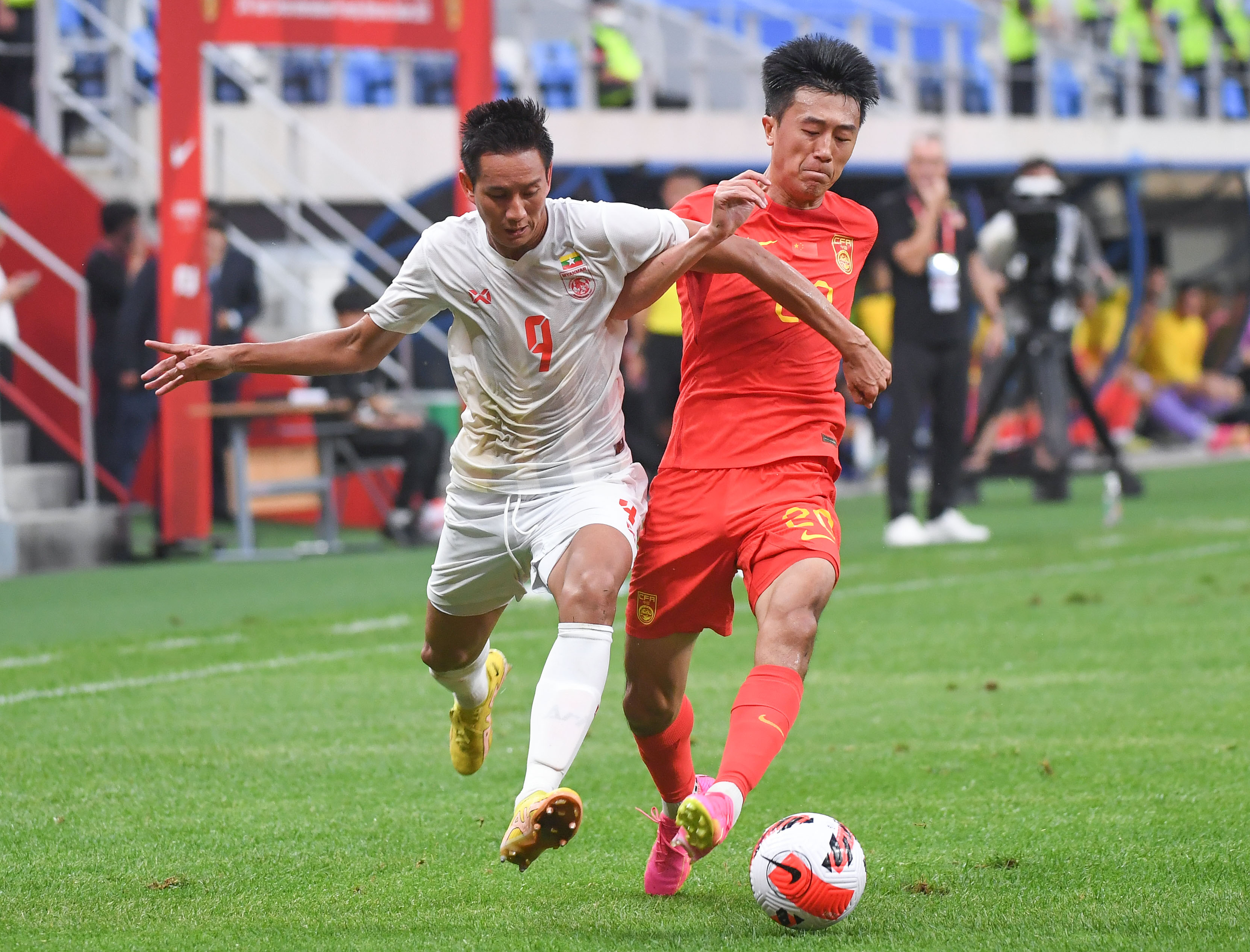 国足7:0关岛武磊赛后评分,国足4:0大胜缅甸艾克森