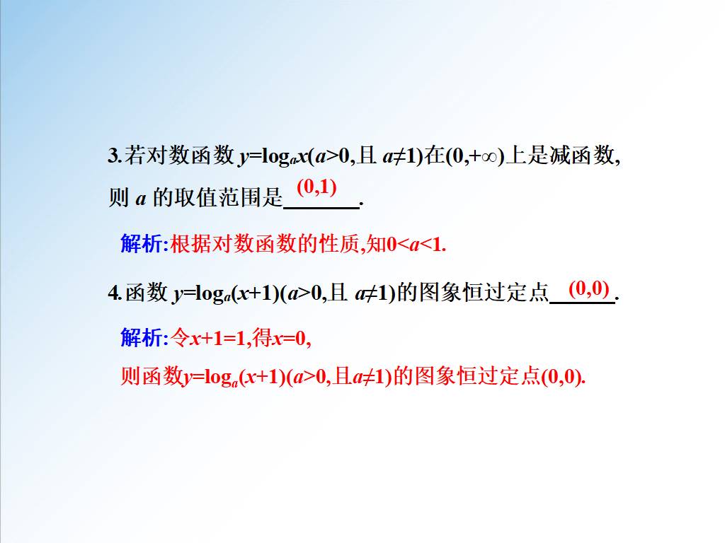 对数函数的图像和性质优秀课件,新高一数学必修一对数函数图像