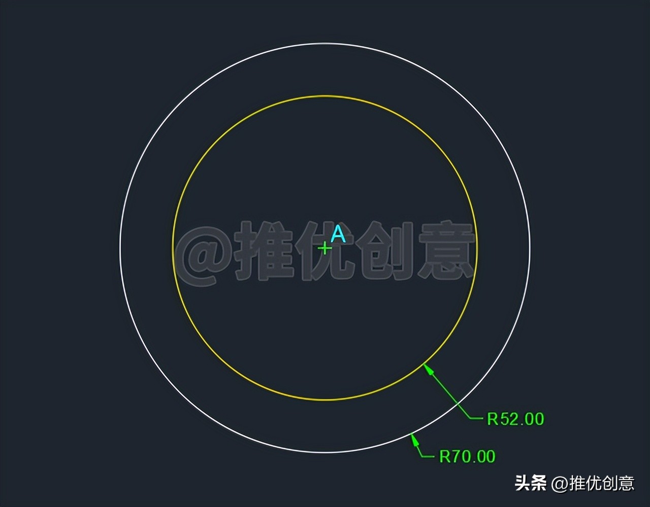cad制图初学入门图纸怎样画圆,cad机械制图圆教程