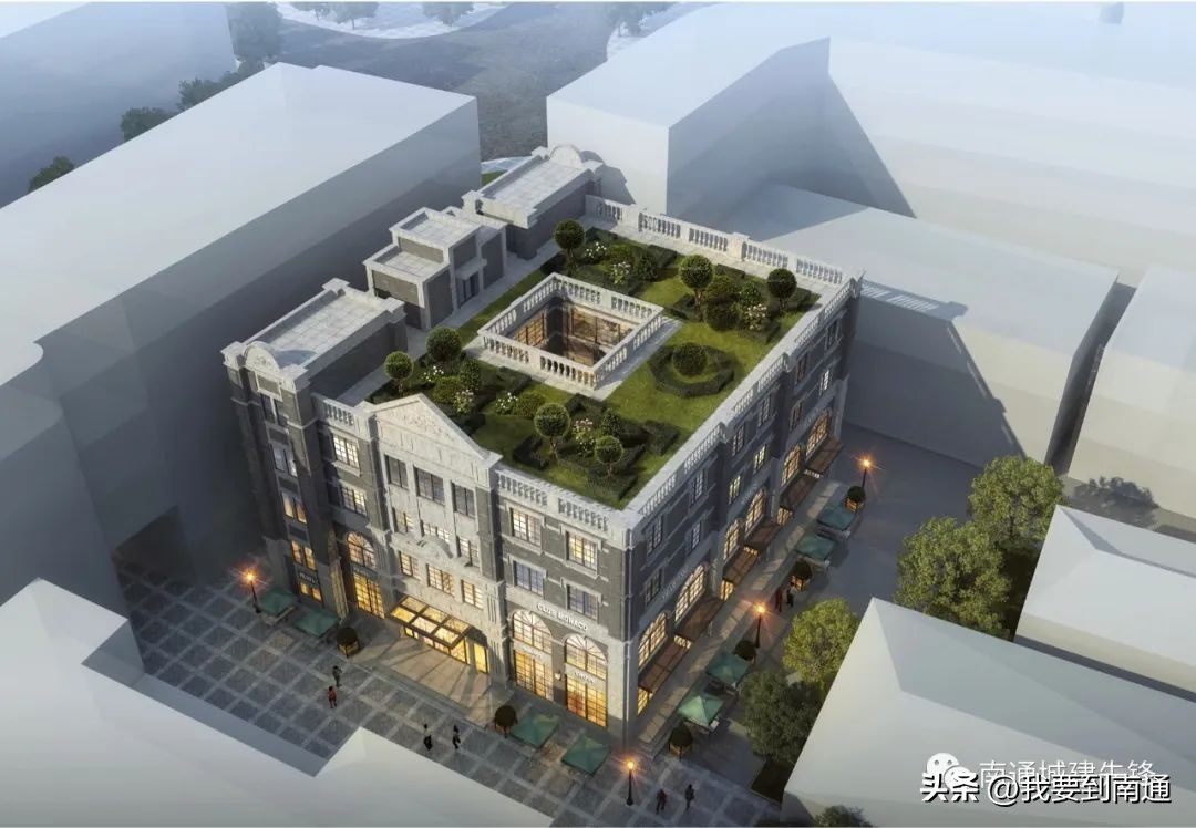 南通正在新建的购物广场,南通发展见证