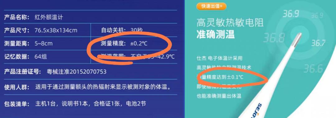两只体温计测出来相差0.4,2个水银温度计测量结果不一样