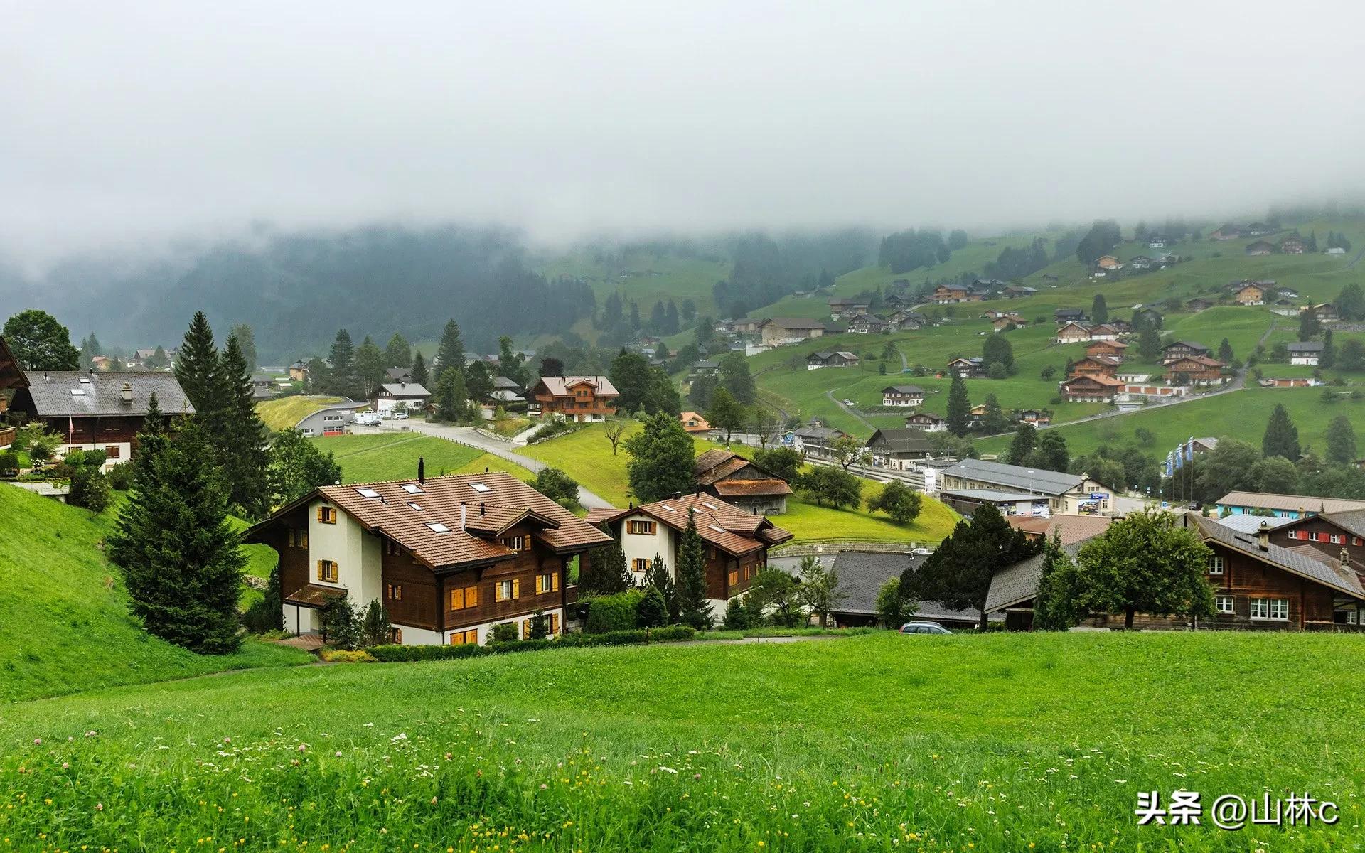 瑞士超清壁纸1080p,瑞士阿尔卑斯山雪山风景壁纸