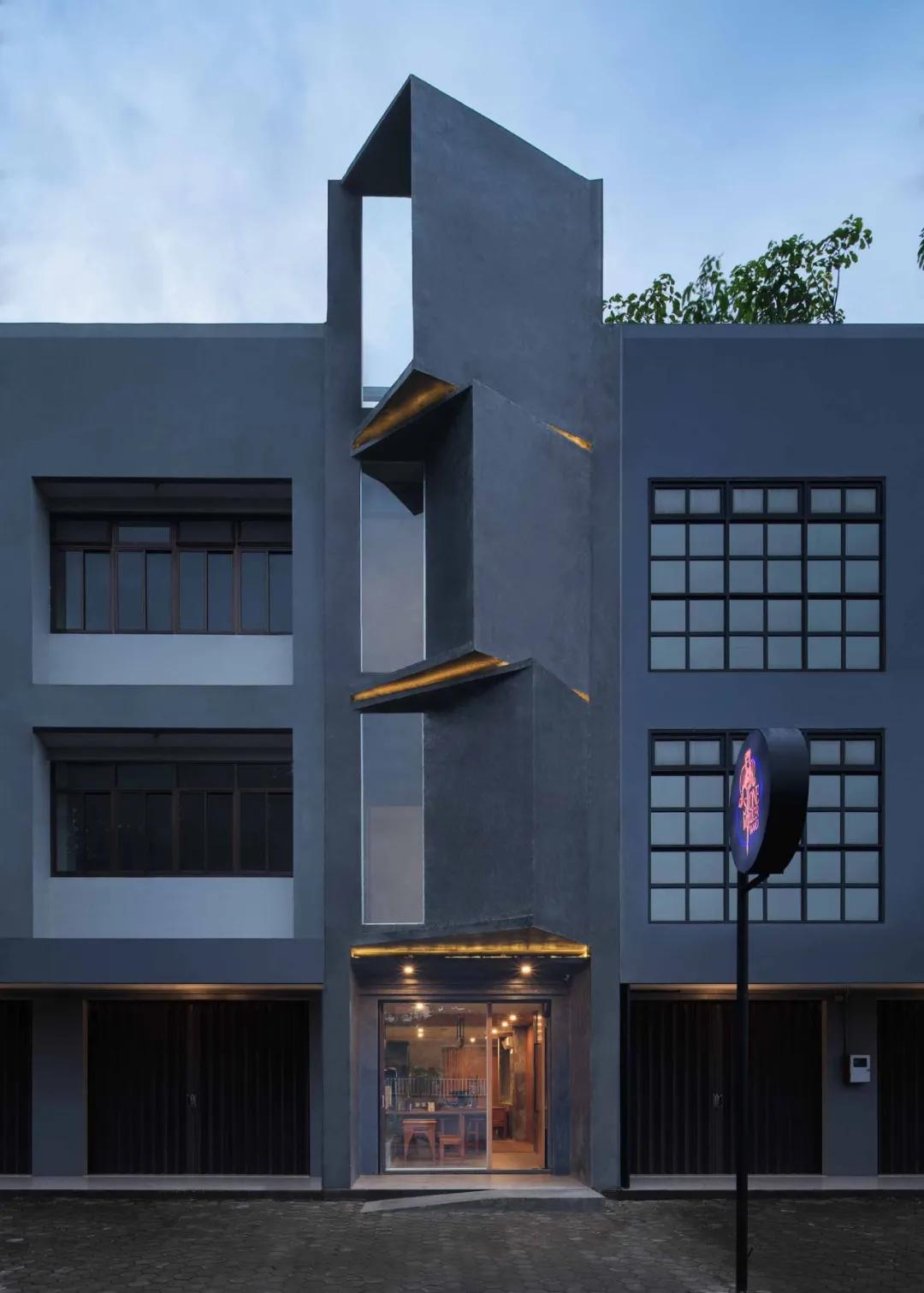 咖啡馆与餐厅一起的设计,极简咖啡厅设计案例赏析