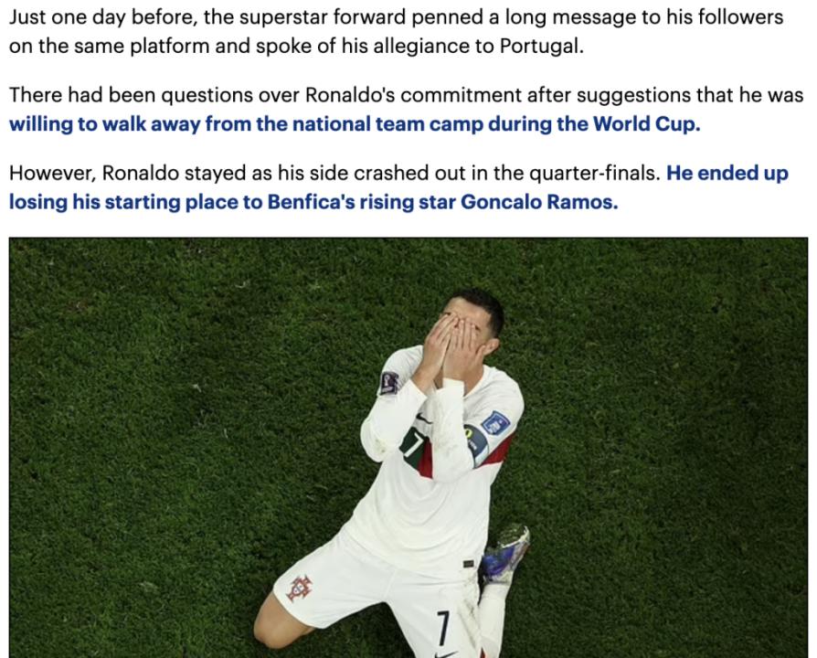 足球比赛c罗的经典时刻,足球比赛c罗经典时刻