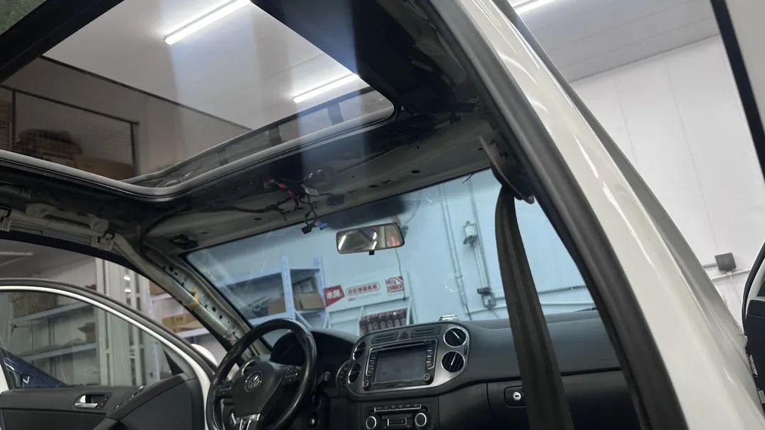 12年大众途观二手车翻新,大众途观外观塑料件翻新