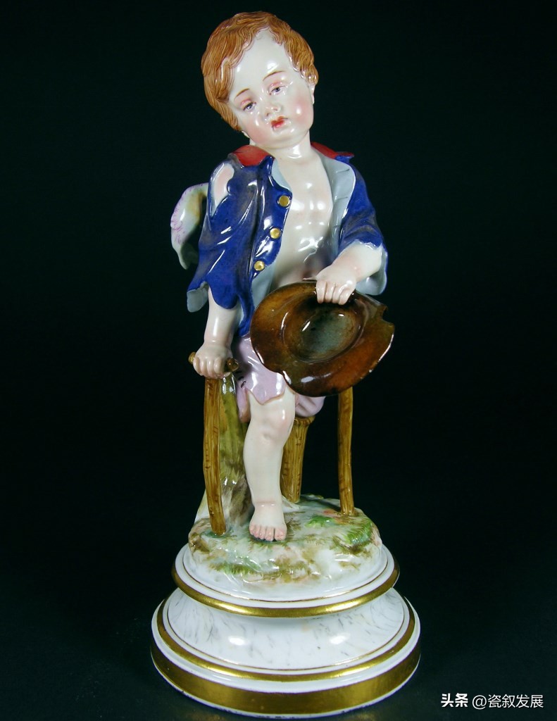 欧洲瓷器之祖-梅森Meissen制瓷厂-爱神丘比特“爱”主题瓷塑（1）