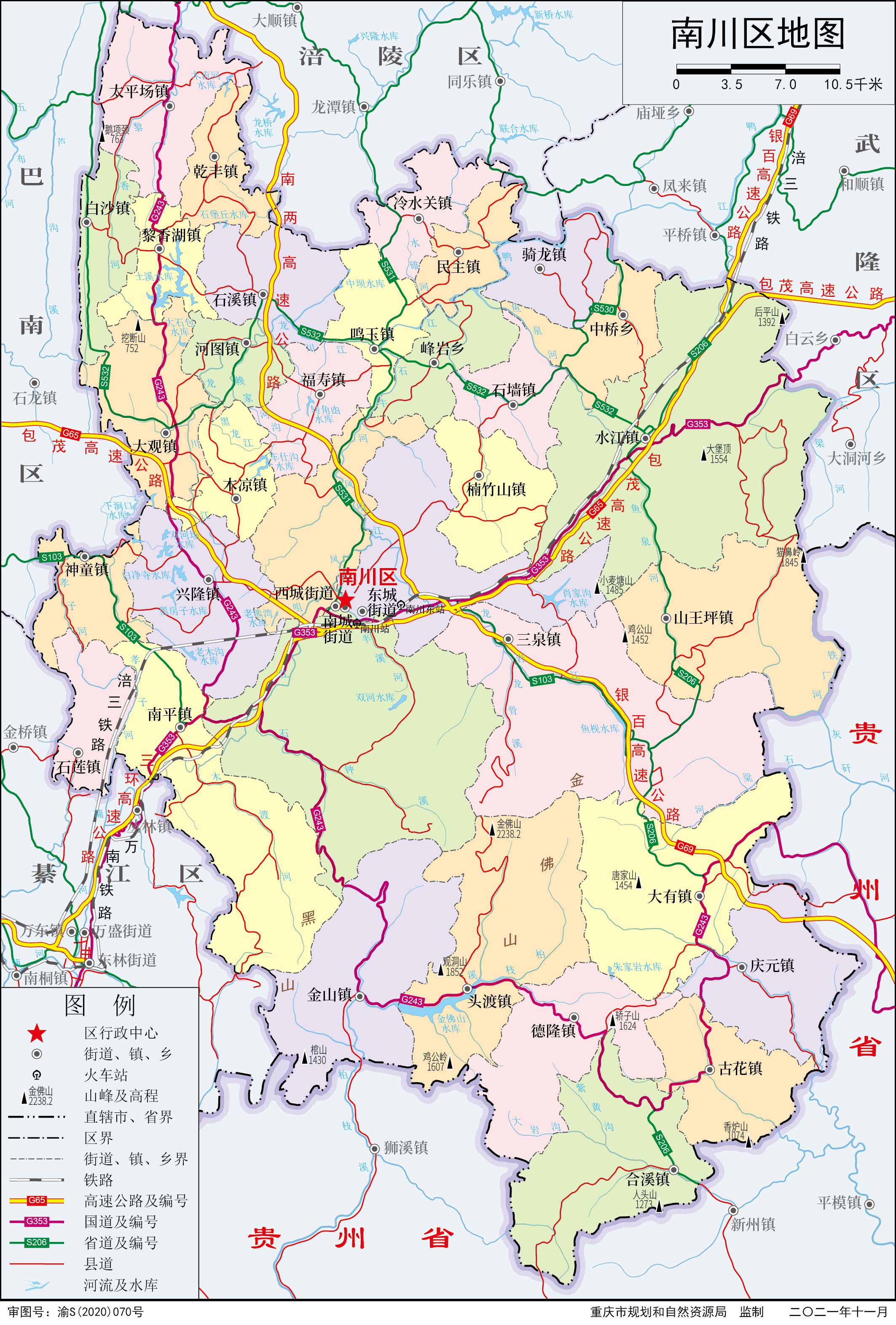 重庆合川、永川、南川、长寿、江津现状观察