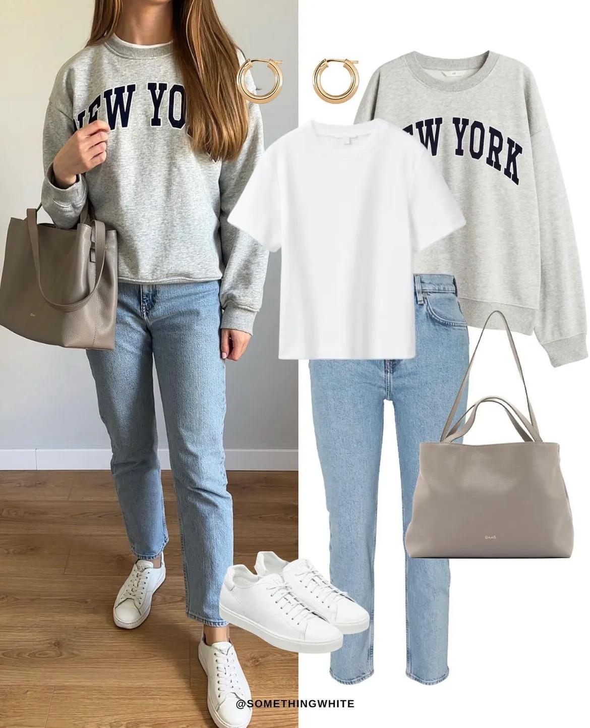 近50套经典实用的基础款穿搭来啦,10件百搭又时髦的秋冬穿搭