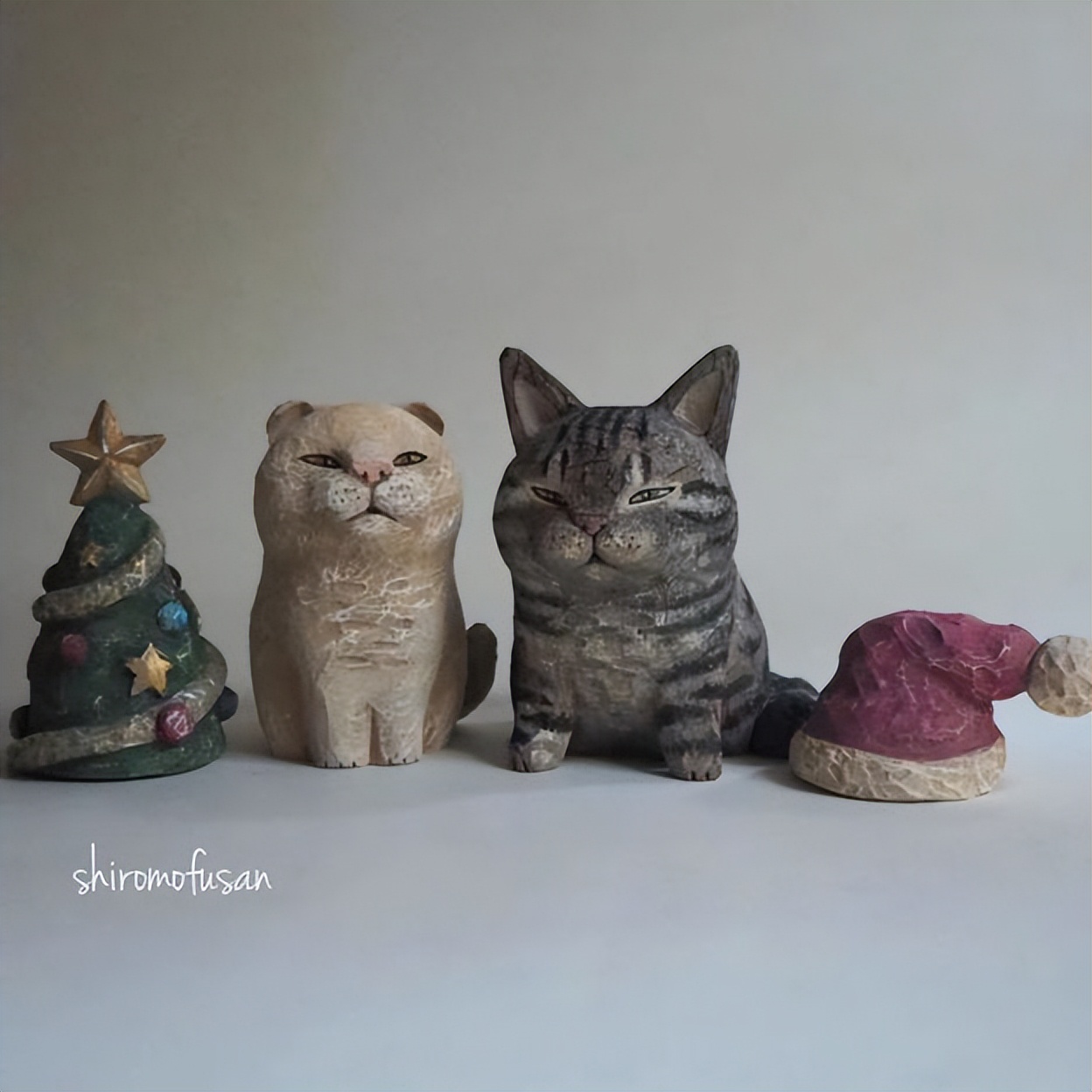 日本艺术家木雕猫,日本木雕艺术家猫