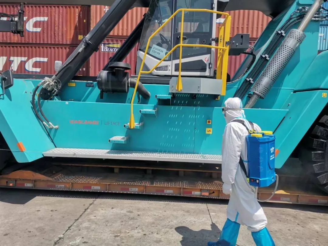 路虽千难万阻,信则使命必达-热烈庆祝科尼正面吊成功交付韩通