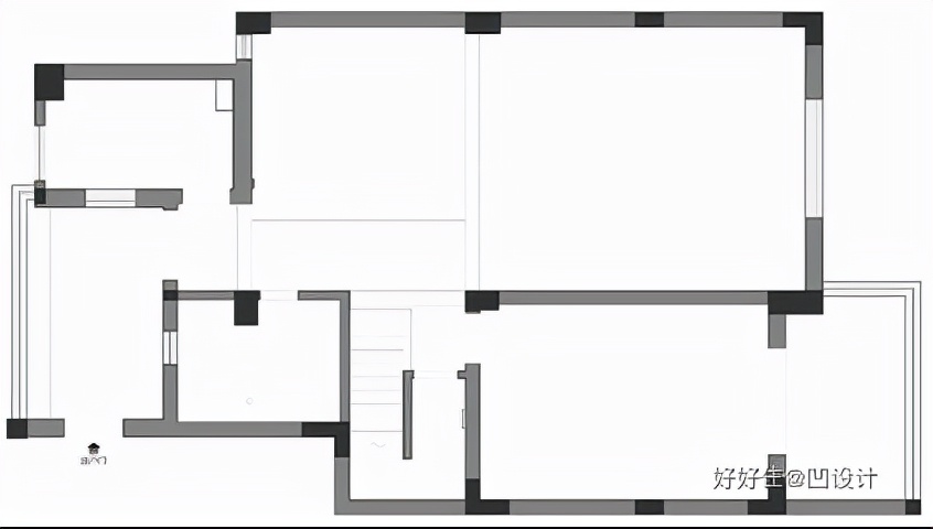 石材地板搭配原木家具,原木石材结构装修效果图