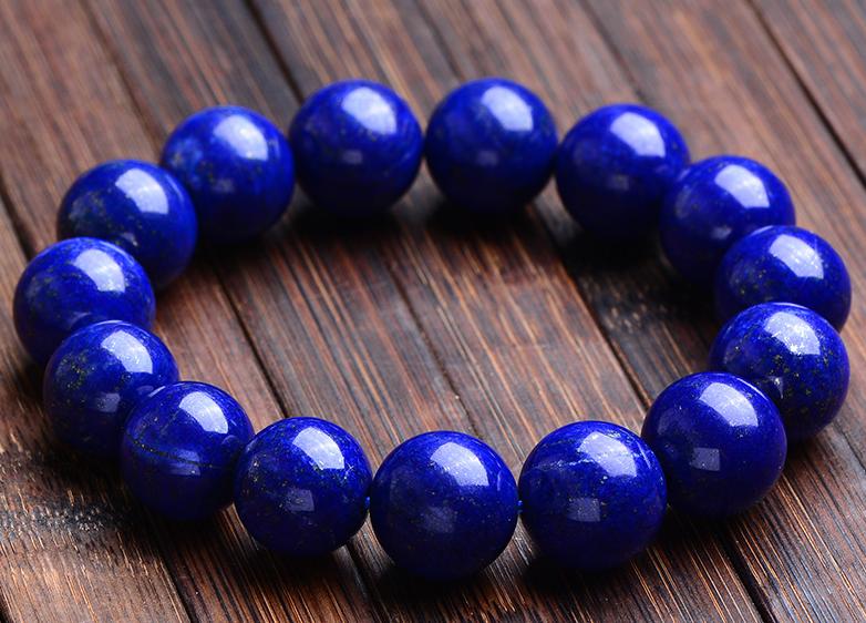 青金石手链鉴定真假,鉴别真假青金石手串