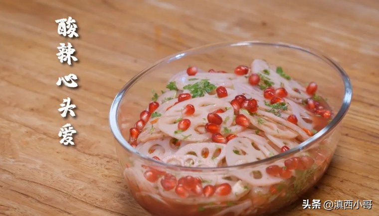 美丽的红宝石石榴,一席一果