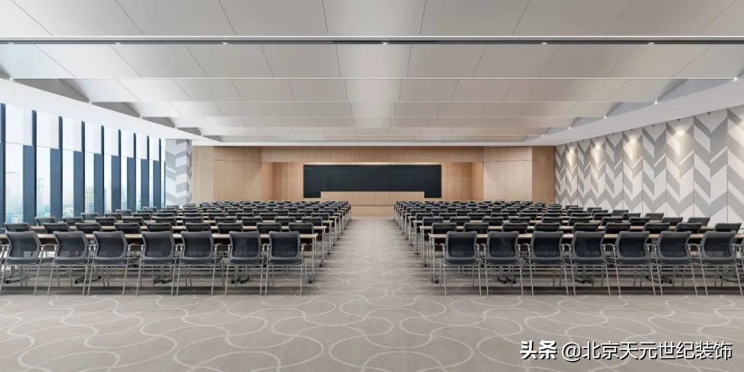 秦淮专业办公空间装饰设计案例,五华区写字楼装修设计案例