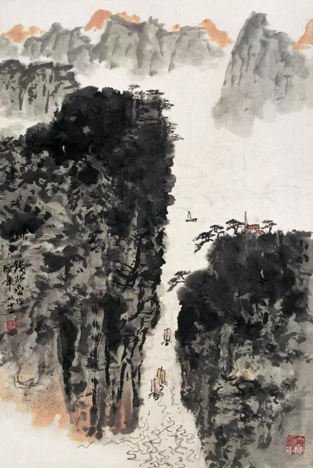 超燃36幅山水画作品欣赏,著名的山水画作品欣赏