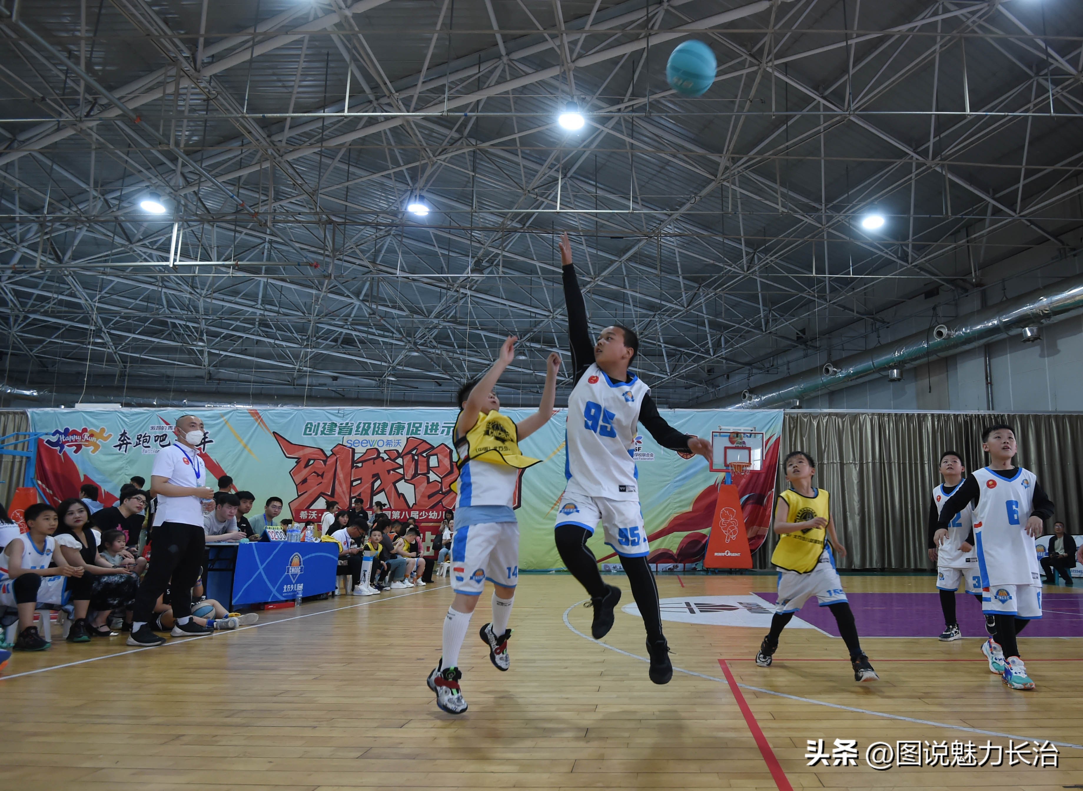 6岁篮球小将惊艳全场,六岁少儿篮球联赛总决赛